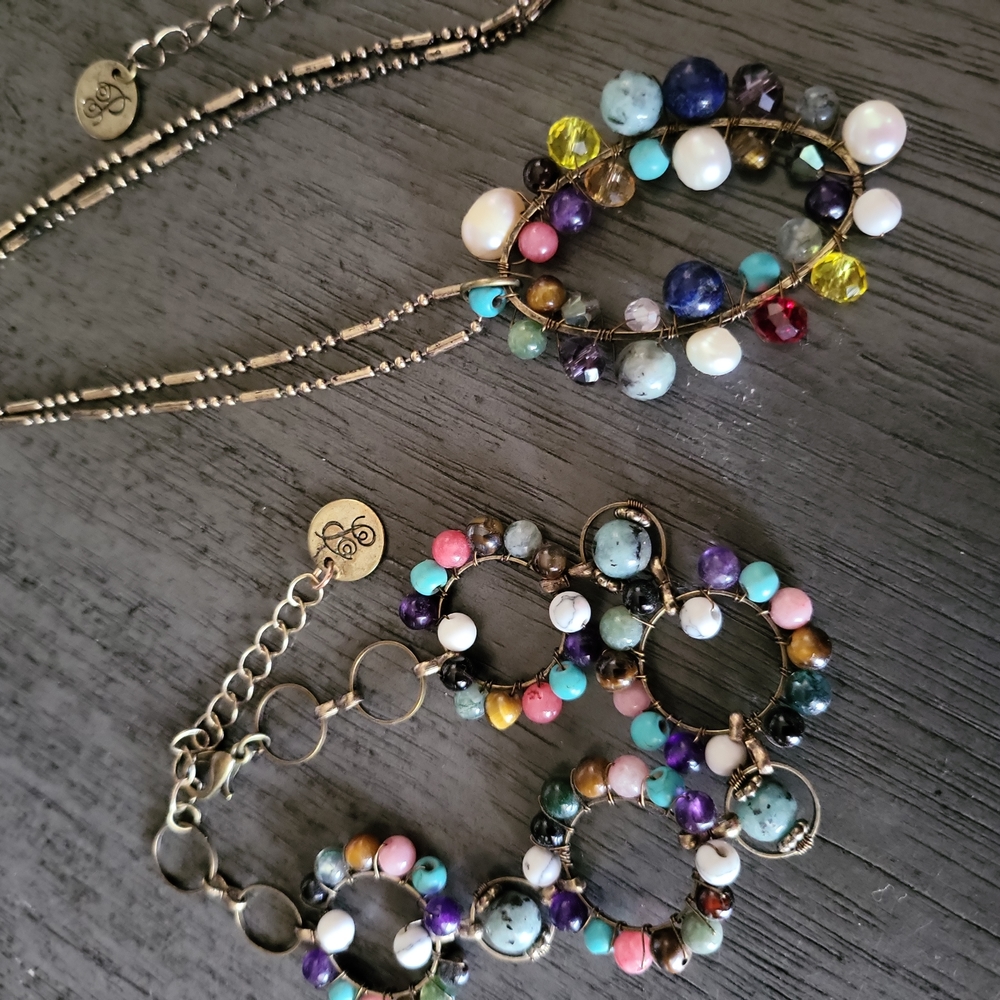 Plunder necklace/bracelet set